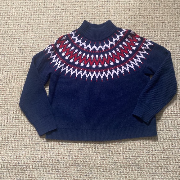 JCrew Fair Isle sweater NWT sz M - Picture 4 of 8